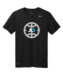 JL3 Elite- JL3 Logo Nike Legend Tee- Black