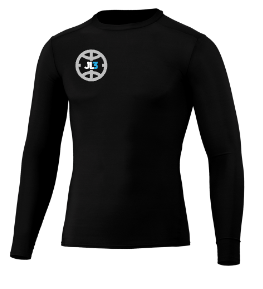 JL3 Elite - Small Logo Longsleeve Compression Tee- Black