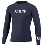 JL3 Elite - Youth Longsleeve Compression Tee-  Navy