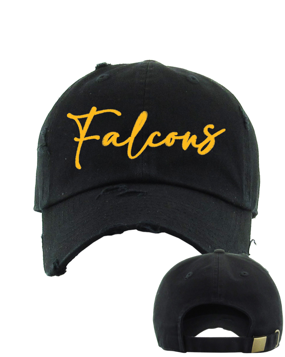Jesse h Jones- - Embroidered Falcons Distressed Cap
