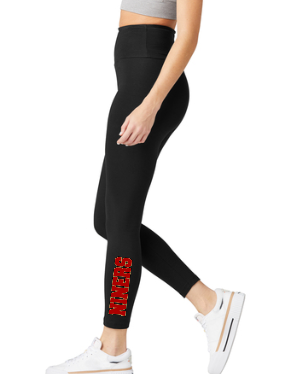 League City 49ers- Ladies Logo leggings- black