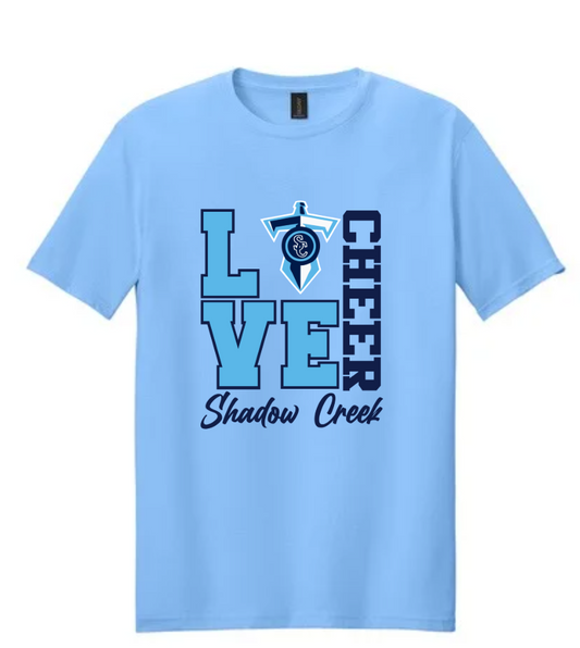 Shadow Creek Titans- Love Cheer Cotton Tee