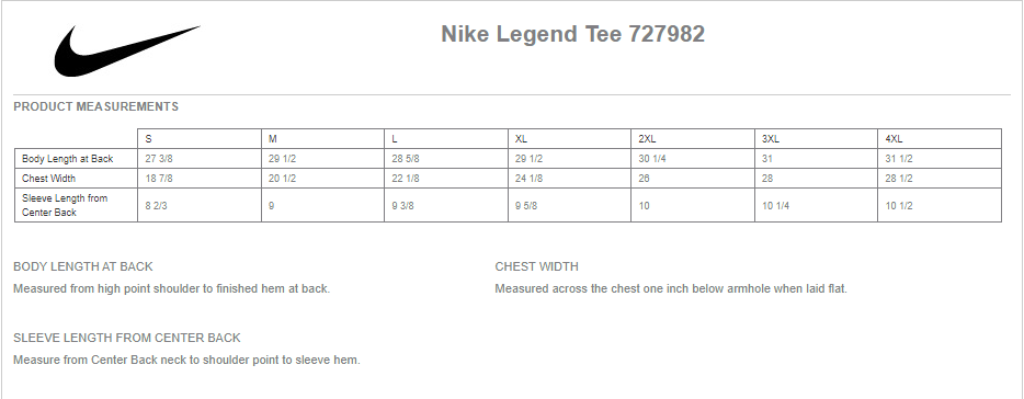 JL3 Elite- Small Logo Nike Legend Tee- Navy
