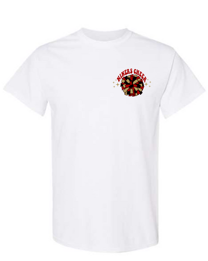 League City 49ers- Cheer 5-6-7-ATE  Cotton Blend Tee- White