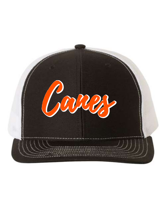 Pearland Hurricanes - Canes 3D Script -Low Profile Mesh Snapback Trucker Hat