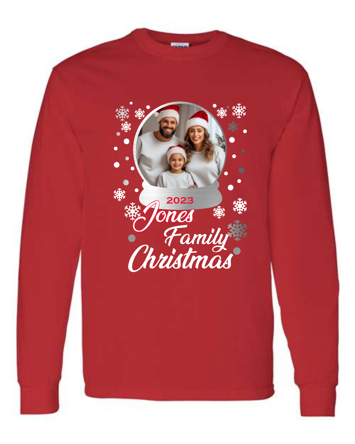 Christmas- Snowglobe Family Longsleeve Tee