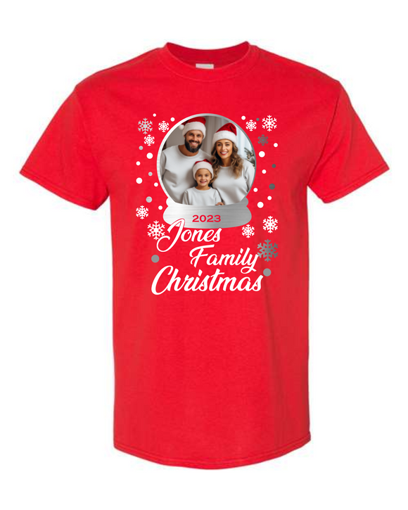 Christmas- Snowglobe Family Christmas Tee