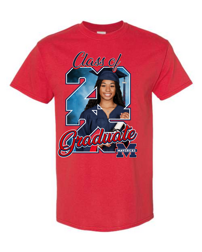 Graduation- Class of 20XX Big Numbers Tee