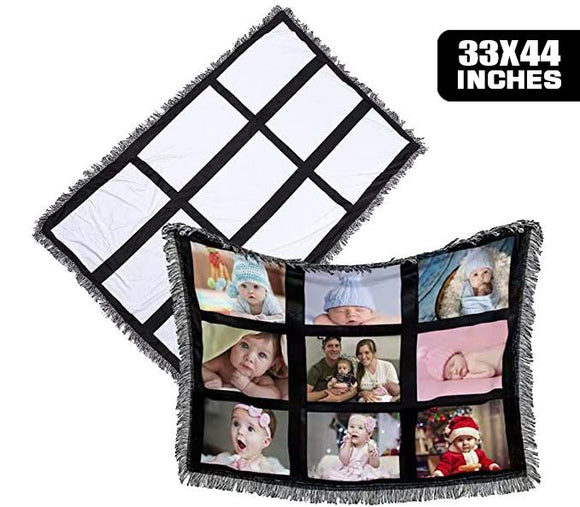 9 Panel Small Photo Blanket