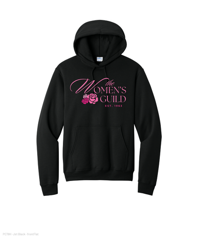 The Women's Guild- Cotton Fleece Hoodie - Jet Black