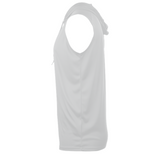 Cat Takeover- White Sleeveless Hooded Shirt- We Work Different