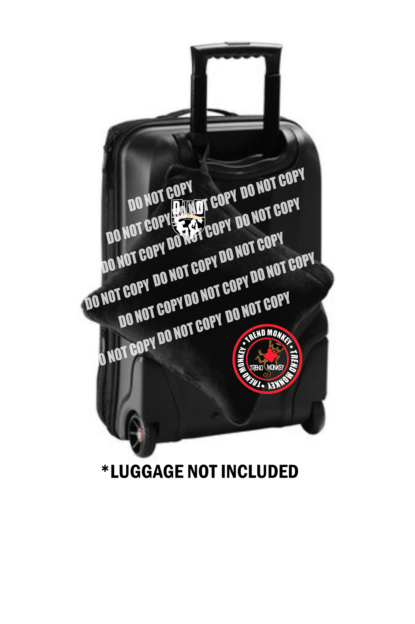 D2D Black  Packable Travel Blanket