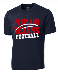 Pearland Texans Football Navy Tee