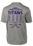 Shadow Creek Titans Pee Wee Roster Shirt 2022