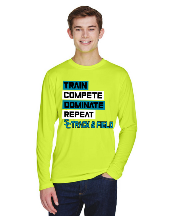 Shadow Creek  Track -  Long Sleeve  Performance Tee