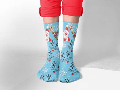 Christmas Socks- Reindeer