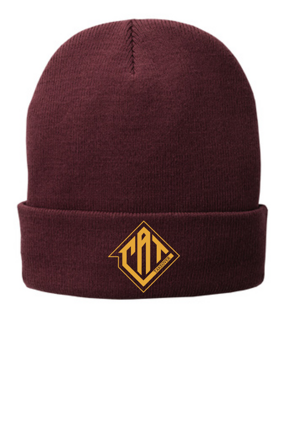 Cat Takeover- Maroon Beanie