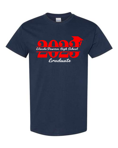 Graduate Tee- Split Number Design