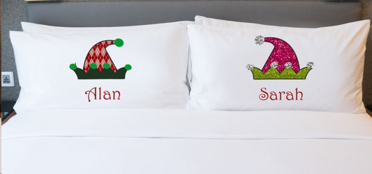 Elf Christmas Pillow Case