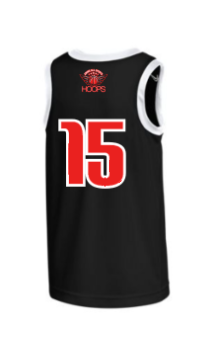 Hoops Custom Jersey  Shirt Back 2 Color Print