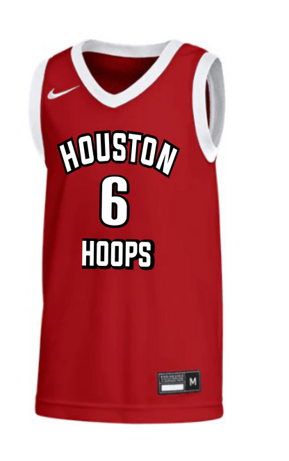 Hoops Custom Jersey  Shirt  Front 2 Color Print