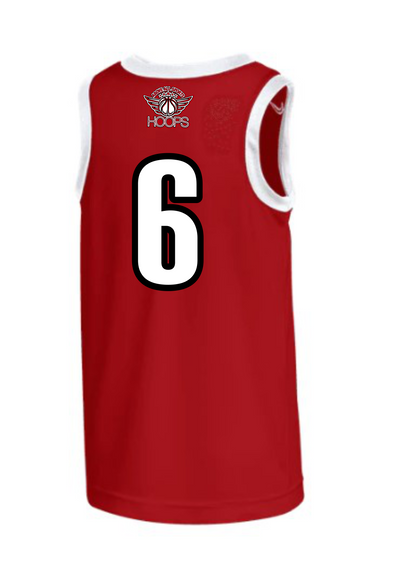 Hoops Custom Jersey  Shirt Back 2 Color Print