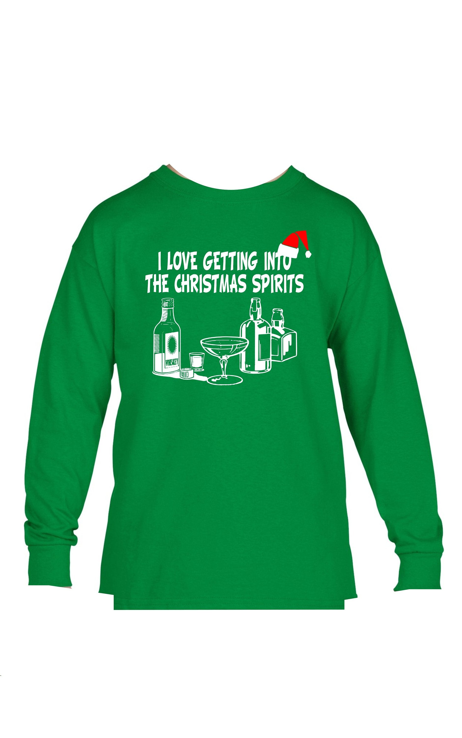 Holiday Graphic Tee- Christmas Spirits