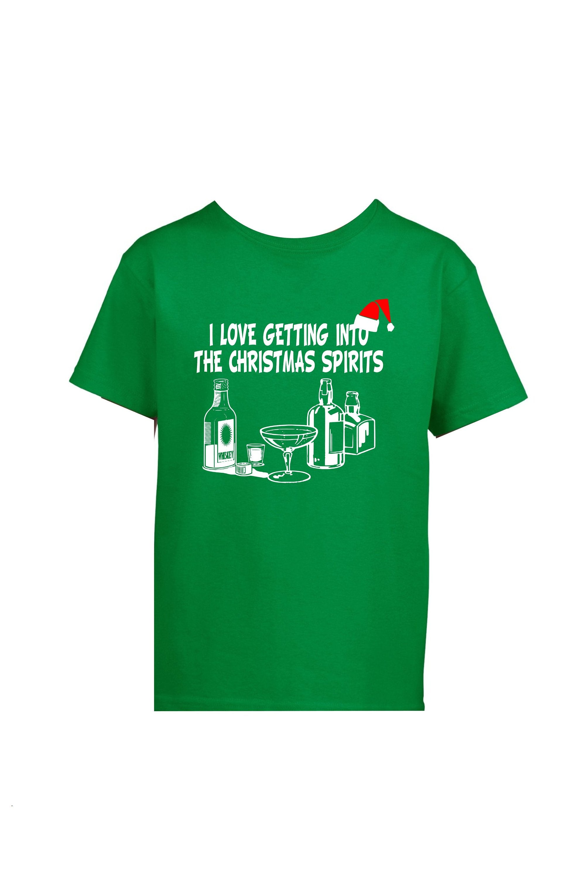 Holiday Graphic Tee- Christmas Spirits