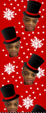 Christmas Photo Socks- Red Tophat