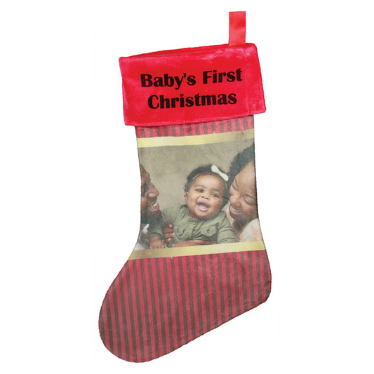 Photo Holiday Stocking