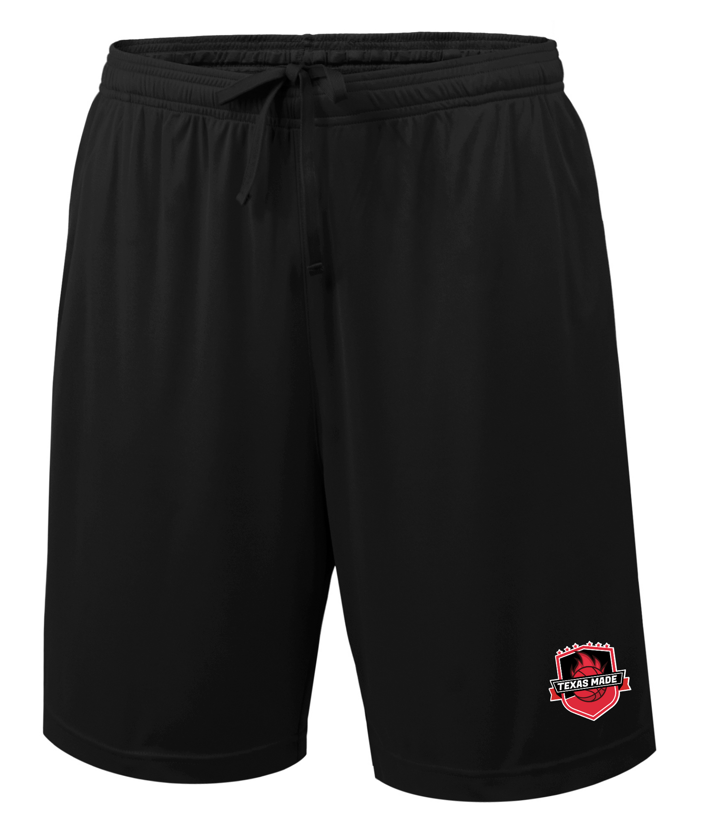 TX Made- Black - 7" Mens  Pocketed Shorts